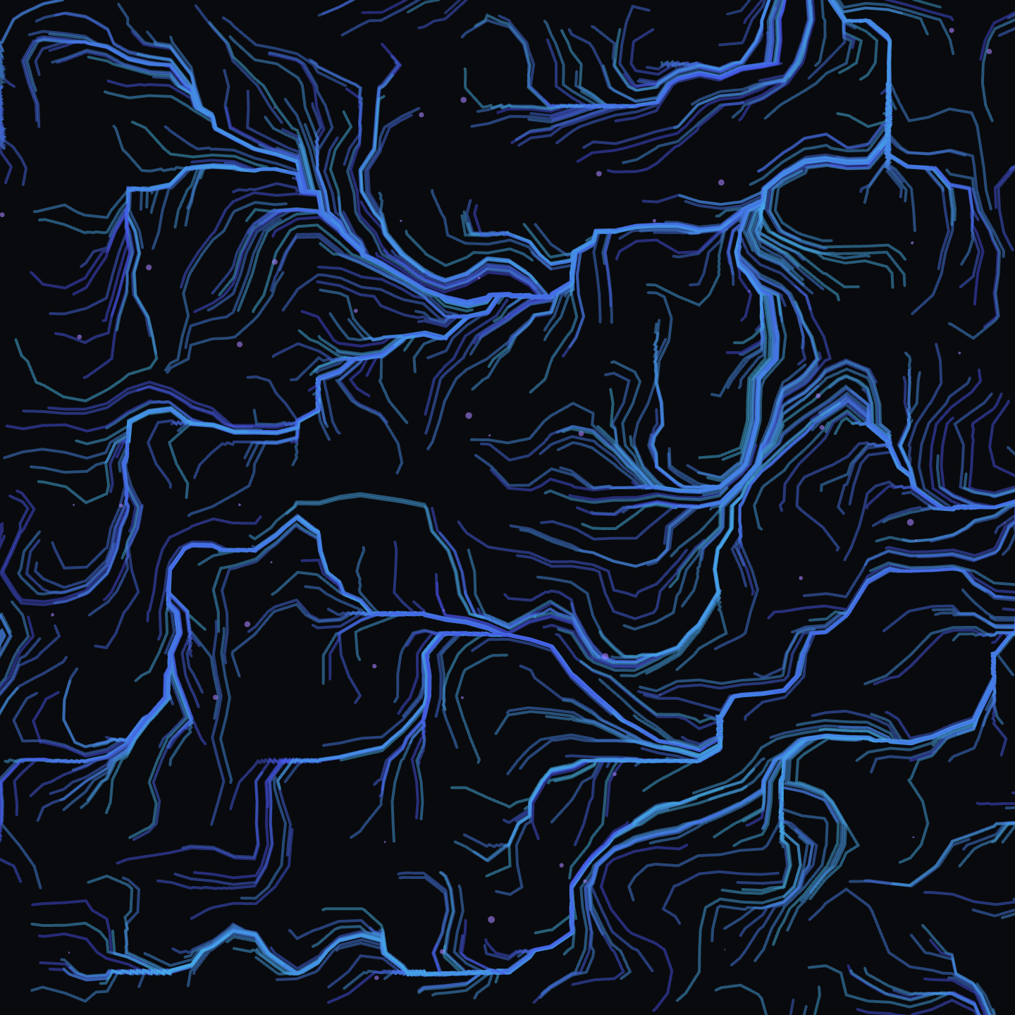 Data Rivers at Midnight